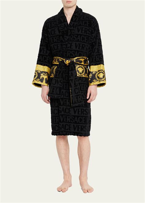 versace mens robe price|Versace unisex barocco sleeve robe.